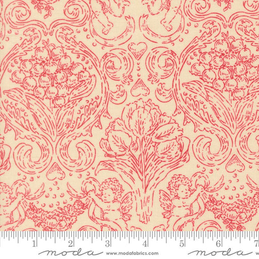 PRE - ORDER Je T'aime by Stacy Lest Hsu - Lace Red 20993 11 - Half Yard - September 2026 - Modern Fabric Shoppe
