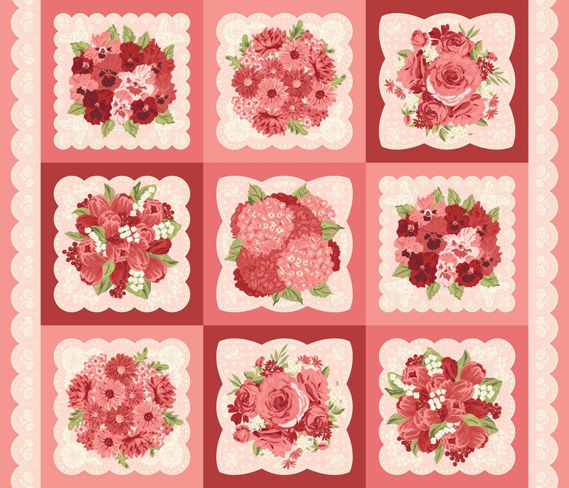 PRE - ORDER Je T'aime by Stacy Lest Hsu - Panel Lace 20998 11 - Half Yard - September 2026 - Modern Fabric Shoppe