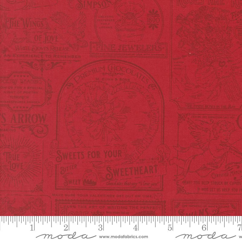 PRE - ORDER Je T'aime by Stacy Lest Hsu - Rose 20991 17 - Half Yard - September 2026 - Modern Fabric Shoppe