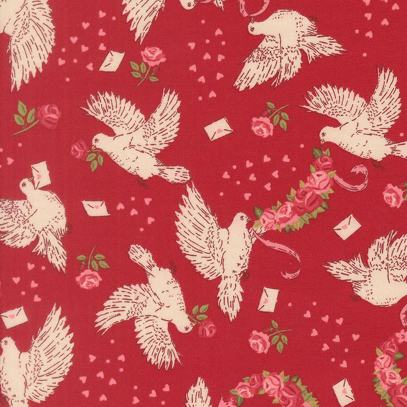 PRE - ORDER Je T'aime by Stacy Lest Hsu - Rose 20992 17 - Half Yard - September 2026 - Modern Fabric Shoppe