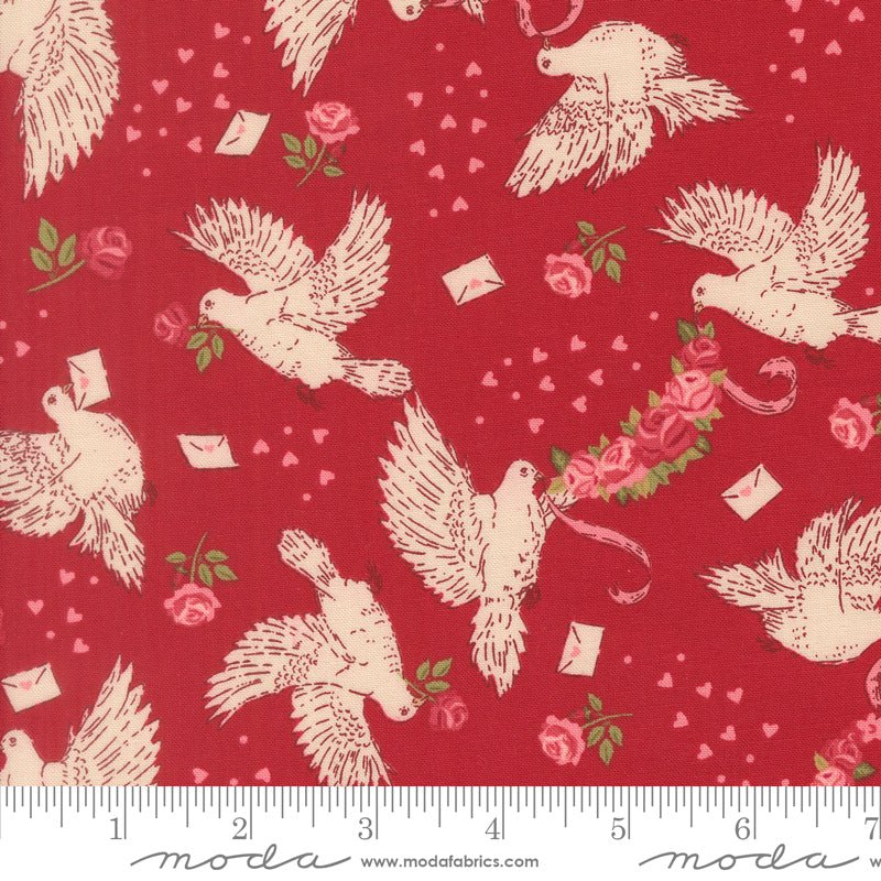 PRE - ORDER Je T'aime by Stacy Lest Hsu - Rose 20992 17 - Half Yard - September 2026 - Modern Fabric Shoppe