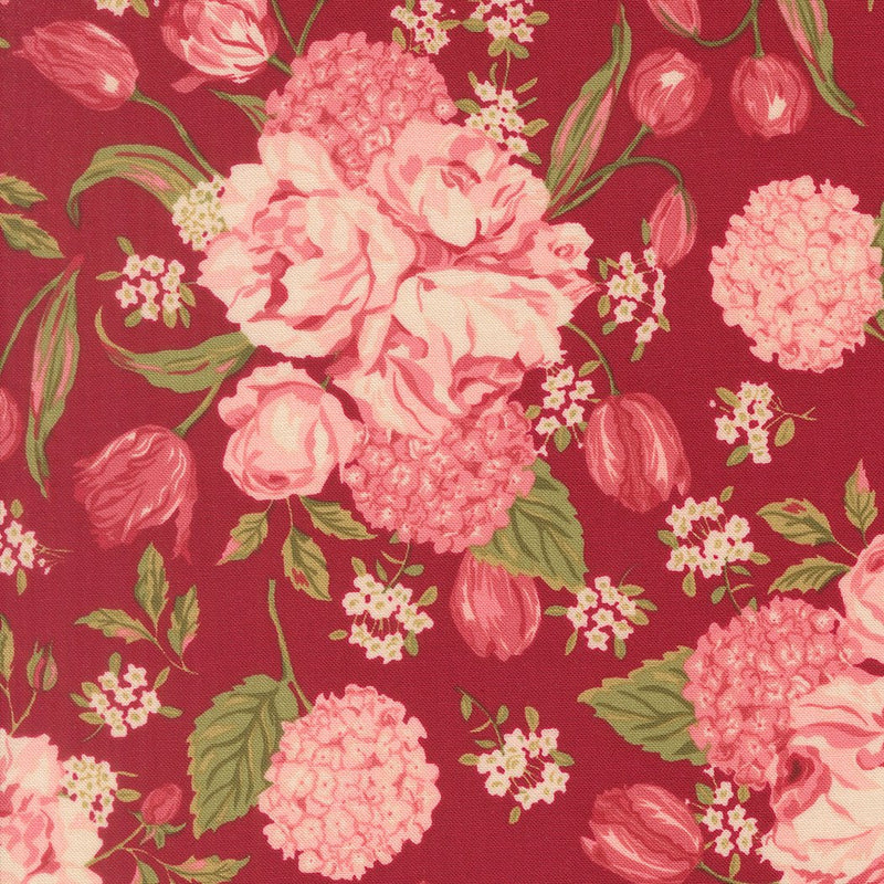 PRE - ORDER Je T'aime by Stacy Lest Hsu - Scarlet 20990 18 - Half Yard - September 2026 - Modern Fabric Shoppe