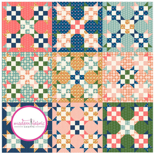 PRE-ORDER Jen Hewitt- Hester Quilt Kit featuring Endpaper- November 2024 - Modern Fabric Shoppe