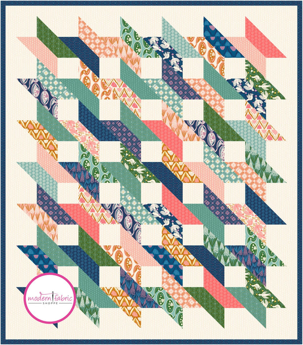 PRE-ORDER Jen Hewitt- The Molly Quilt Kit featuring Endpaper- November 2024 - Modern Fabric Shoppe