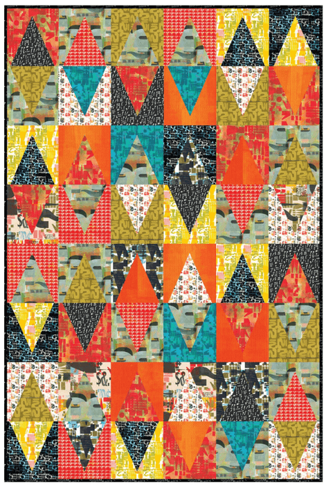 PRE - Order Jewel Quilt Kit featuring Punc*t by e bond - May 2026 - Modern Fabric Shoppe