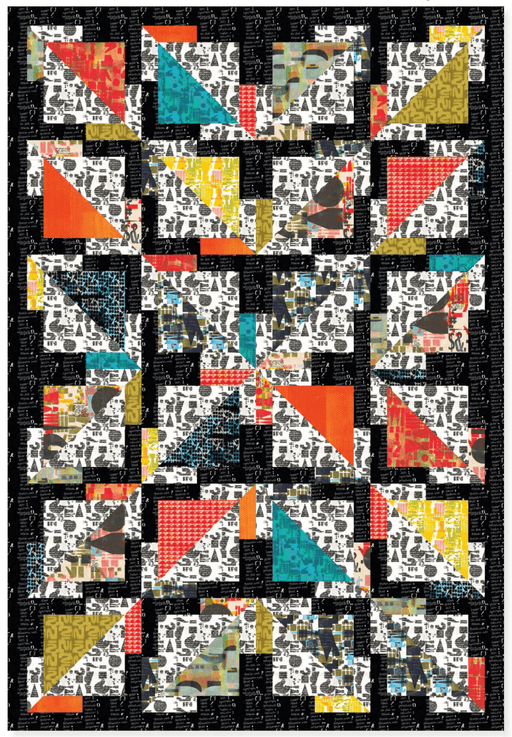 PRE - Order June Quilt Kit featuring Punc*t by e bond - May 2026 - Modern Fabric Shoppe