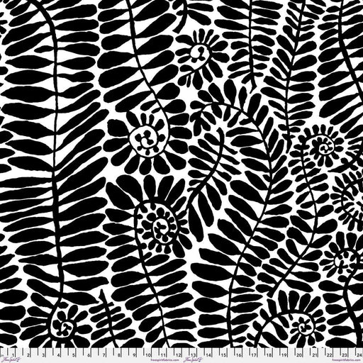 PRE - ORDER Kaffe Fassett - 108" Wide Back - Fronds QBBM005.BLACK - Half Yard - February 2025 - Modern Fabric Shoppe