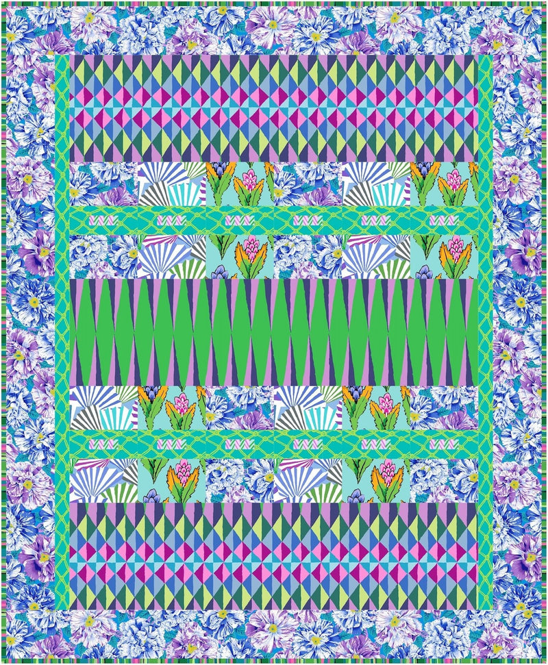 PRE - ORDER Kaffe Fassett - A La Carte Quilt Kit - Cool - February 2026 - Modern Fabric Shoppe