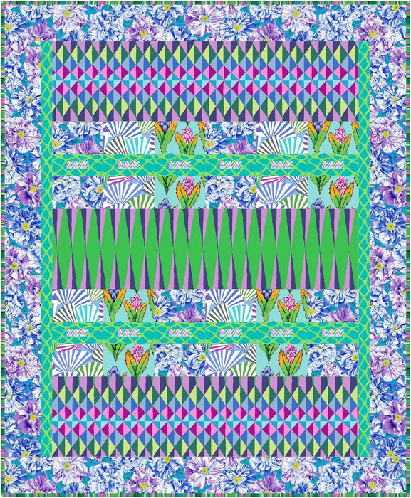 PRE - ORDER Kaffe Fassett - A La Carte Quilt Kit - Cool - February 2026 - Modern Fabric Shoppe