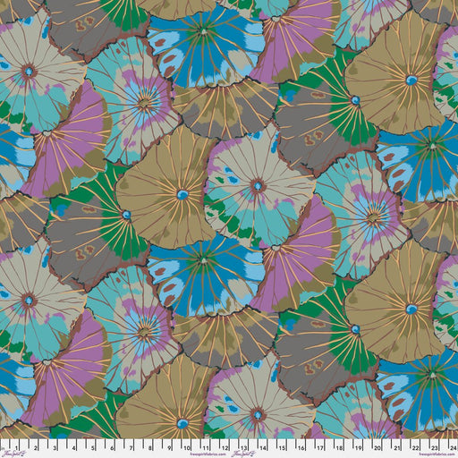 PRE-Order Kaffe Fassett August 2024 Collective- Lotus Leaf- PWGP029.GREY- Half Yard - Modern Fabric Shoppe