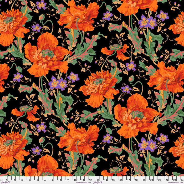 PRE-Order Kaffe Fassett August 2024 Collective- Papaver- PWPJ127.ORANGE- Half Yard - Modern Fabric Shoppe