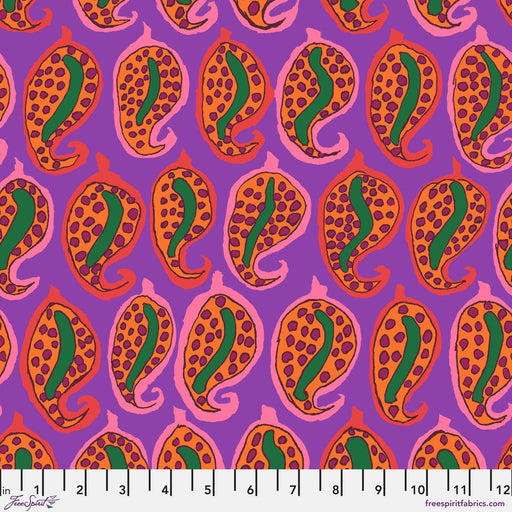 PRE-Order Kaffe Fassett August 2024 Collective- Pasha Paisley- PWBM096.PURPLE- Half Yard - Modern Fabric Shoppe