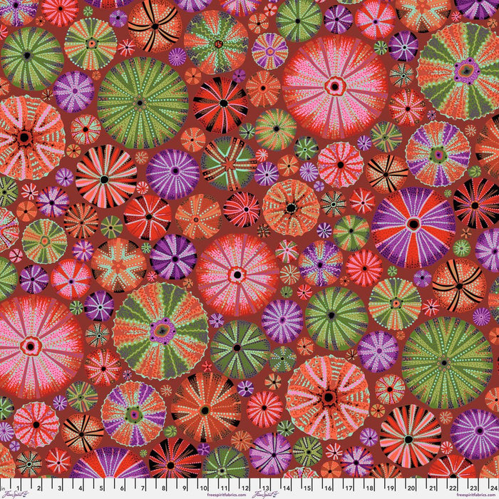 PRE-Order Kaffe Fassett August 2024 Collective- Urchin- PWPJ125.RED- Half Yard - Modern Fabric Shoppe