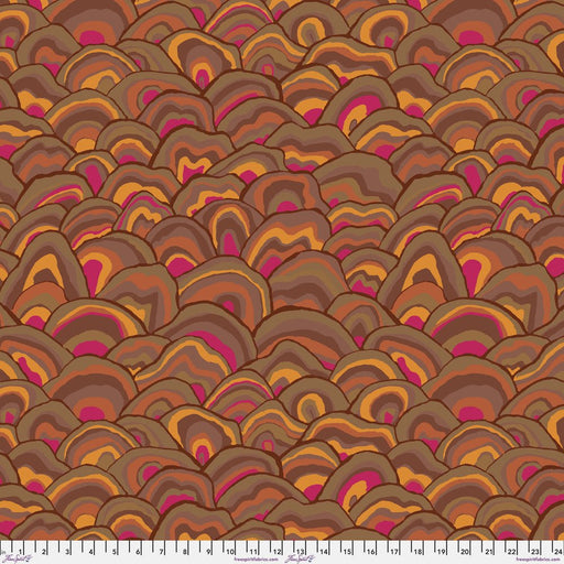 PRE-Order Kaffe Fassett August 2024 Collective- Wobble- PWBM092.BROWN- Half Yard - Modern Fabric Shoppe