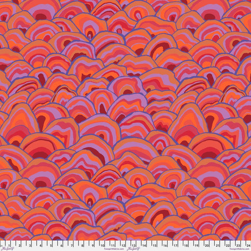 PRE-Order Kaffe Fassett August 2024 Collective- Wobble- PWBM092.RED- Half Yard - Modern Fabric Shoppe