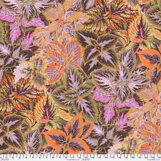PRE - Order Kaffe Fassett August 2025 Collective - Bold Leaves PWPJ132.BROWN - Half Yard - Modern Fabric Shoppe