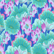 PRE - Order Kaffe Fassett August 2025 Collective - Lake Blossom PWGP093.TURQUOISE - Half Yard - Modern Fabric Shoppe