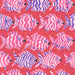 PRE - Order Kaffe Fassett August 2025 Collective - Minnows PWBM100.RED - Half Yard - Modern Fabric Shoppe