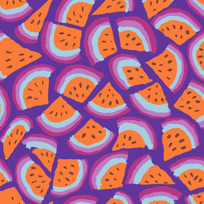 PRE - Order Kaffe Fassett August 2025 Collective - Slice PWBM101.PURPLE - Half Yard - Modern Fabric Shoppe