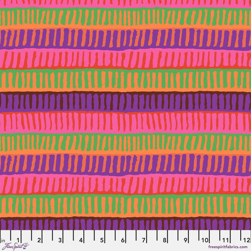 PRE - Order Kaffe Fassett August 2025 Collective - ZIpper Stripe PWBM103.RED - Half Yard - Modern Fabric Shoppe