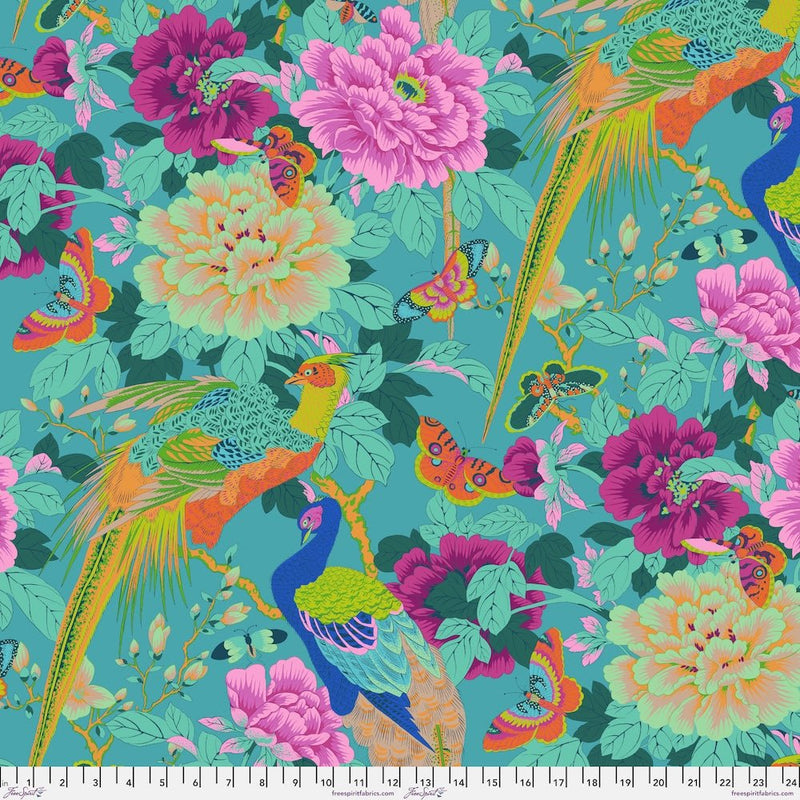 PRE - Order Kaffe Fassett August 2026 Collective - Birds and Bees PWPJ142.BLUE - Half Yard - Modern Fabric Shoppe
