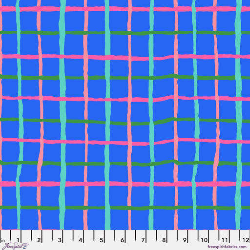 PRE - Order Kaffe Fassett August 2026 Collective - Grid PWBM105.BLUE - Half Yard - Modern Fabric Shoppe