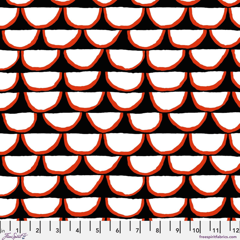 PRE - Order Kaffe Fassett August 2026 Collective - Segments PWBM107.BLACK - Half Yard - Modern Fabric Shoppe