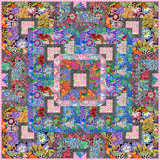PRE - ORDER Kaffe Fassett - Colour Fusion Quilt Kit - Warm - August 2026 - Modern Fabric Shoppe