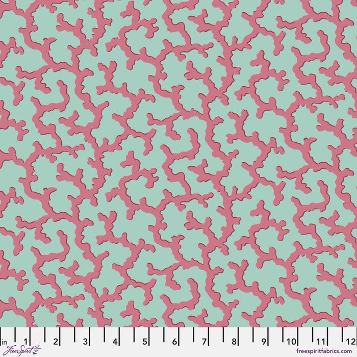 PRE-Order Kaffe Fassett February 2024 Collective- Coral- PWPJ004.DUCKEGG- Half Yard - Modern Fabric Shoppe