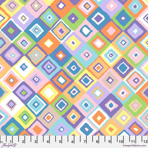 PRE-Order Kaffe Fassett February 2024 Collective- Square Dance- PWGP203.PASTEL- Half Yard - Modern Fabric Shoppe