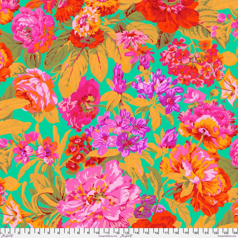 PRE - Order Kaffe Fassett February 2026 Collective - Voluptuous PWPJ083.GREEN - Half Yard - Modern Fabric Shoppe
