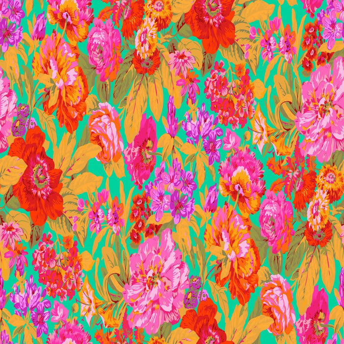 PRE - Order Kaffe Fassett February 2026 Collective - Voluptuous PWPJ083.GREEN - Half Yard - Modern Fabric Shoppe