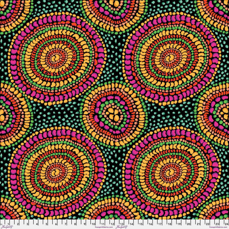PRE-Order Kaffe Fassett February 2027 Collective- Bean Mosaic PWGP217.BRIGHT- Half Yard - Modern Fabric Shoppe
