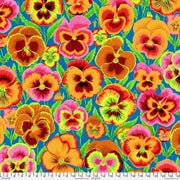PRE-Order Kaffe Fassett February 2027 Collective- Big Pansies PWPJ143.BRIGHT- Half Yard - Modern Fabric Shoppe