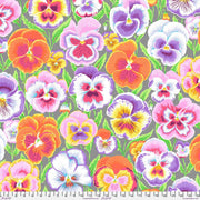 PRE-Order Kaffe Fassett February 2027 Collective- Big Pansies PWPJ143.PASTEL- Half Yard - Modern Fabric Shoppe