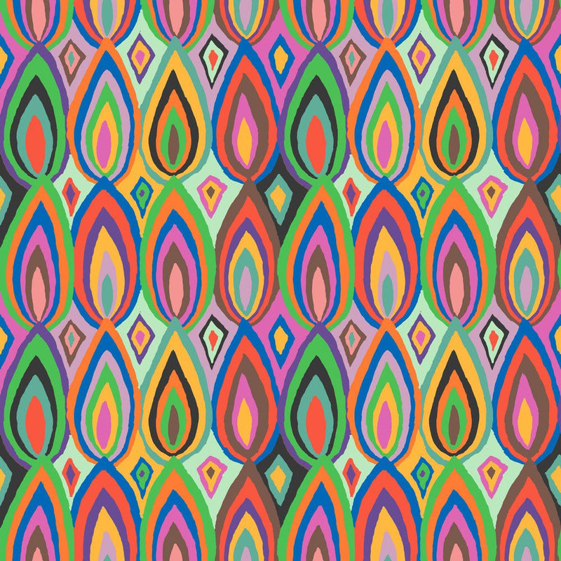 PRE-Order Kaffe Fassett February 2027 Collective- Flame PWGP219.MULTI- Half Yard - Modern Fabric Shoppe