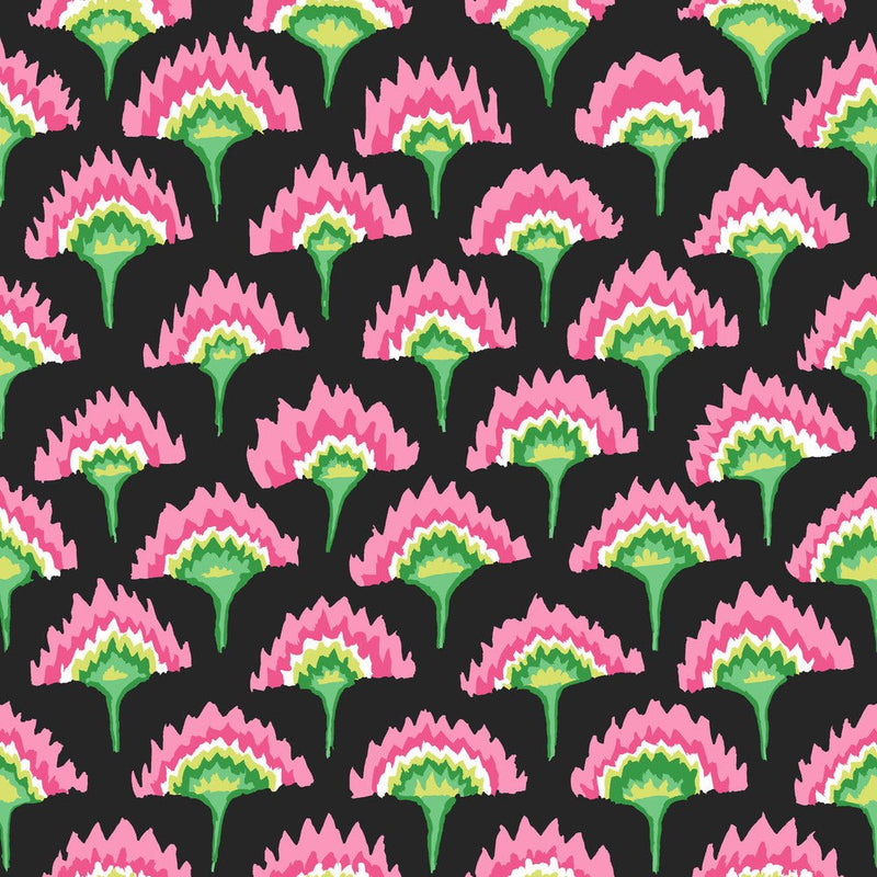 PRE-Order Kaffe Fassett February 2027 Collective- Frame Flower PWGP221.CONTRAST- Half Yard - Modern Fabric Shoppe