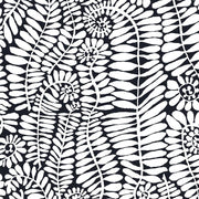 PRE-Order Kaffe Fassett February 2027 Collective- Fronds PWBM085.BLACKWHITE- Half Yard - Modern Fabric Shoppe