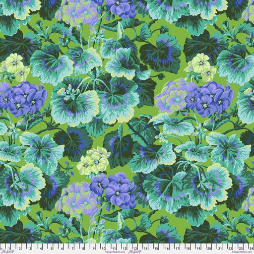 PRE-Order Kaffe Fassett February 2027 Collective- Geranium PWPJ007.LIME- Half Yard - Modern Fabric Shoppe