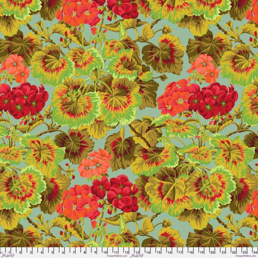PRE-Order Kaffe Fassett February 2027 Collective- Geranium PWPJ007.SAGE- Half Yard - Modern Fabric Shoppe