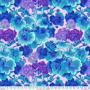 PRE-Order Kaffe Fassett February 2027 Collective- Geranium PWPJ007.TURQUOISE- Half Yard - Modern Fabric Shoppe