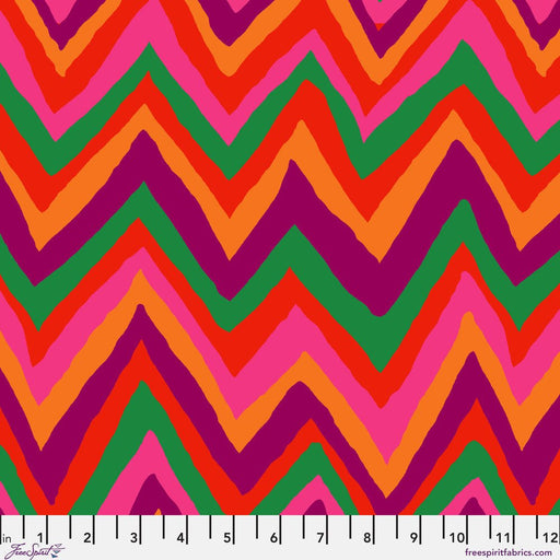 PRE-Order Kaffe Fassett February 2027 Collective- Jazz PWBM006.ORANGE- Half Yard - Modern Fabric Shoppe