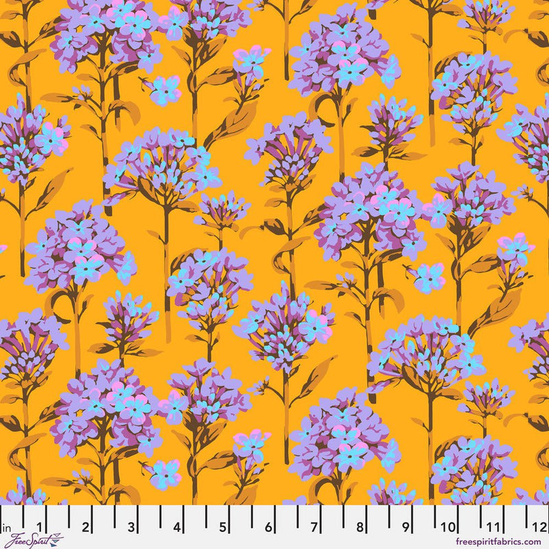 PRE-Order Kaffe Fassett February 2027 Collective- Phlox PWMD004.GOLD- Half Yard - Modern Fabric Shoppe