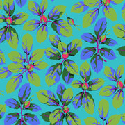 PRE-Order Kaffe Fassett February 2027 Collective- Rose Leaves PWMD005.BLUE- Half Yard - Modern Fabric Shoppe