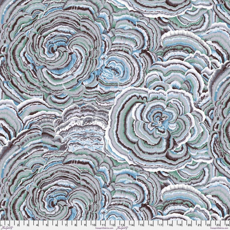 PRE-Order Kaffe Fassett February 2027 Collective- Tree Fungi PWPJ082.CONTRAST- Half Yard - Modern Fabric Shoppe