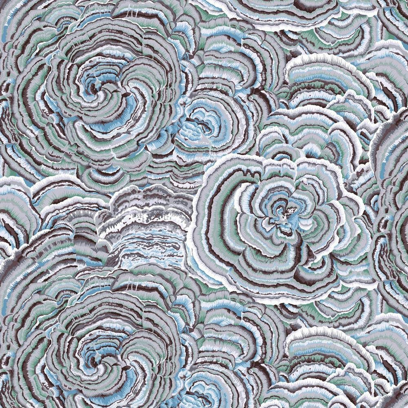 PRE-Order Kaffe Fassett February 2027 Collective- Tree Fungi PWPJ082.CONTRAST- Half Yard - Modern Fabric Shoppe