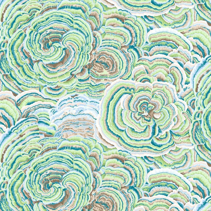 PRE-Order Kaffe Fassett February 2027 Collective- Tree Fungi PWPJ082.PASTEL- Half Yard - Modern Fabric Shoppe