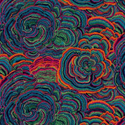 PRE-Order Kaffe Fassett February 2027 Collective- Tree Fungi PWPJ082.TEAL- Half Yard - Modern Fabric Shoppe