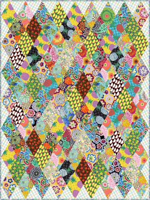 PRE - ORDER Kaffe Fassett - Glow Up - Bright Quilt Kit - Warm - August 2026 - Modern Fabric Shoppe
