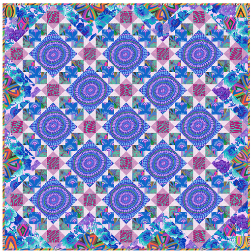 PRE-ORDER Kaffe Fassett- In Flight Quilt Kit- Cool- February 2027 - Modern Fabric Shoppe